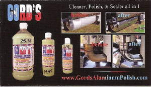 Gord's Aluminum-Chrome-Metal/Cleaner-Polish-Sealer/All in ONE  16 OZ : Automotive